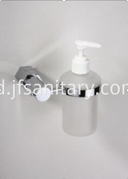 Bathroom Glass Liquid Soap Holder Wall Mounted